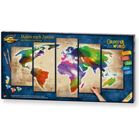 SCHIPPER 609450856 MNZ Malen nach Zahlen - Colorful World - Meisterklasse POLYPTYCHON - Profi-Edition von SCHIPPER