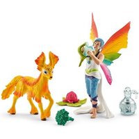 SCHLEICH 41438 Regenbogenelfe Dunya mit Fohlen von SCHLEICH® BAYALA®