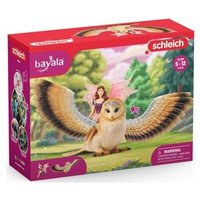 SCHLEICH 70789 PV2208-70789 bayala® Elfe auf Glitzer-Eule von SCHLEICH® BAYALA®