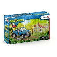 SCHLEICH 41464 Geländewagen mit Dino-Außenposten von SCHLEICH® DINOSAURS