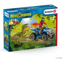 SCHLEICH 41466 Flucht auf Quad vor Velociraptor von SCHLEICH® DINOSAURS