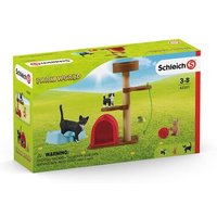 SCHLEICH 42501 Spielspaß für niedliche Katzen von SCHLEICH® FARM WORLD