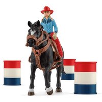 SCHLEICH 42576 Barrel Racing mit Cowgirl von SCHLEICH® FARM WORLD