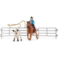 SCHLEICH 42577 Team Roping mit Cowgirl von SCHLEICH® FARM WORLD