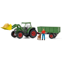 SCHLEICH 42608 FARM WORLD Traktor mit Anhänger von SCHLEICH® FARM WORLD