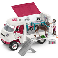 SCHLEICH 42439 Mobile Tierärztin mit Hannoveraner Fohlen von SCHLEICH® HORSE CLUB