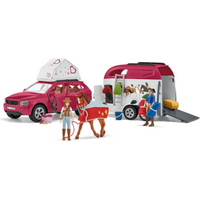 SCHLEICH 42535 HORSE CLUB Abenteuer mit Auto und Pferdeanhänger von SCHLEICH® HORSE CLUB