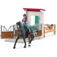 SCHLEICH 42709 HORSE CLUB Pferdebox mit Lisa & Storm von SCHLEICH® HORSE CLUB