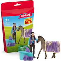 SCHLEICH 42753 POCKET SET Beautyset mit Kim von SCHLEICH® HORSE CLUB