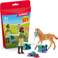 SCHLEICH 42756 POCKET SET Trainingsset mit Fohlen und Sarah von SCHLEICH® HORSE CLUB