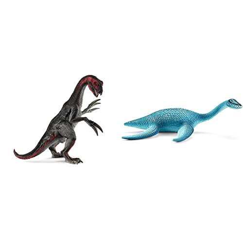 SCHLEICH® 15003 Therizinosaurus, für Kinder ab 5-12 Jahren, DINOSAURS - Spielfigur & ® 15016 Plesiosaurus, für Kinder ab 5-12 Jahren, DINOSAURS - Spielfigur von SCHLEICH