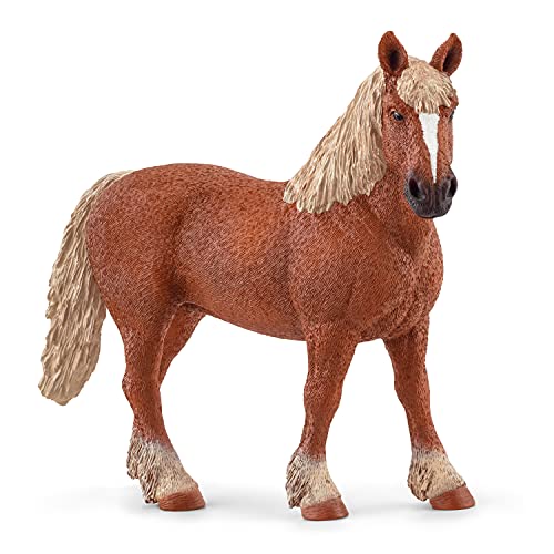 schleich 13941 Belgische Zuchtstute, für Kinder ab 3+ Jahren, FARM WORLD - Spielfigur von SCHLEICH