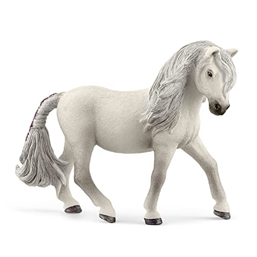 schleich HORSE CLUB 13942 Realistische Islandponystute, Pferde Spielzeug Figur - Islandponystute Pferd Actionfigur, Bauernhof Spielzeug für Jungen und Mädchen ab 5 Jahren von SCHLEICH