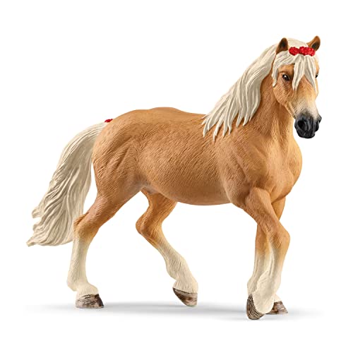 schleich HORSE CLUB 13950 2023 Haflinger Stute Pferde Figur - Authentische Pferde Figur mit Realistischen Details - Kreatives Pferde Spielzeug für Jungen und Mädchen ab 5 Jahren von SCHLEICH