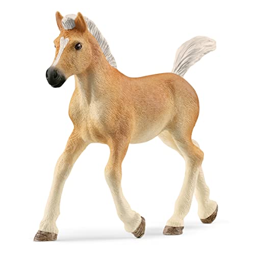 schleich 13951 Haflinger Fohlen, für Kinder ab 5-12 Jahren, HORSE CLUB - Spielfigur, Cream von SCHLEICH