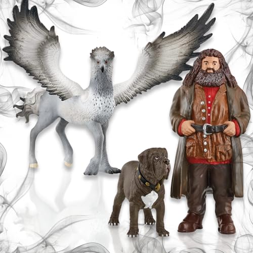 SCHLEICH 13988 Seidenschnabel 42638 Hagrid & Fang – Magisches 2er Set aus der Welt von Harry Potter! von SCHLEICH