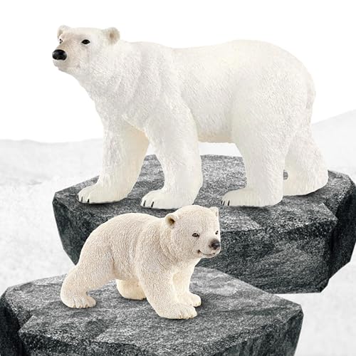 SCHLEICH 14708 Eisbärjunges, laufend 14800 Eisbär - EIN eisiges Abenteuer in der Arktis! von SCHLEICH