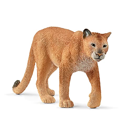 schleich 14853 Puma, ab 3 Jahren, WILD LIFE - Spielfigur, 12 x 2 x 5 cm, Brown von SCHLEICH