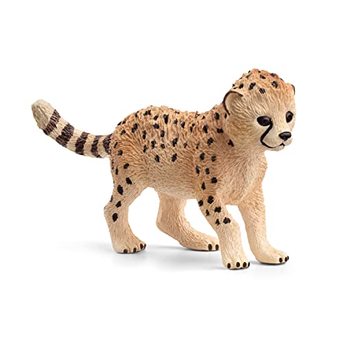 SCHLEICH WILD Life | Gepardenbaby 14866 | detailgetreue Tierfiguren | Zoo Spielzeug Jungen und Mädchen | Deko für Geburtstag | Spielfigur ab 3 Jahren | 6 x 2 x 4 cm SCHLEICH WILD Life | Gepardenbaby 14866 | detailgetreue Tierfiguren | Zoo Spielzeug Jungen und Mädchen | Deko für Geburtstag | Spielfigur ab 3 Jahren | 6 x 2 x 4 cm von SCHLEICH