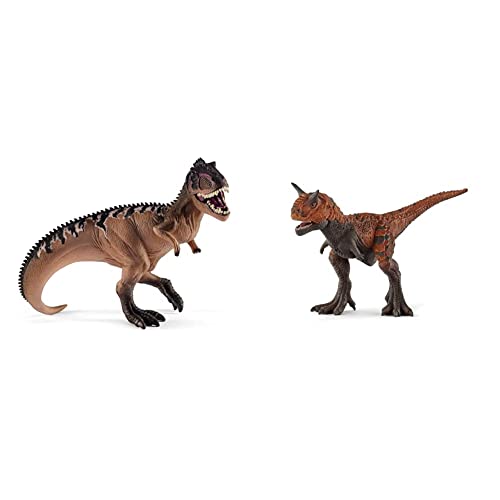SCHLEICH 15010 Dinosaurs Giganotosaurus & 14586 Carnotaurus, für Kinder ab 5-12 Jahren, Dinosaurs - Spielfigur von SCHLEICH