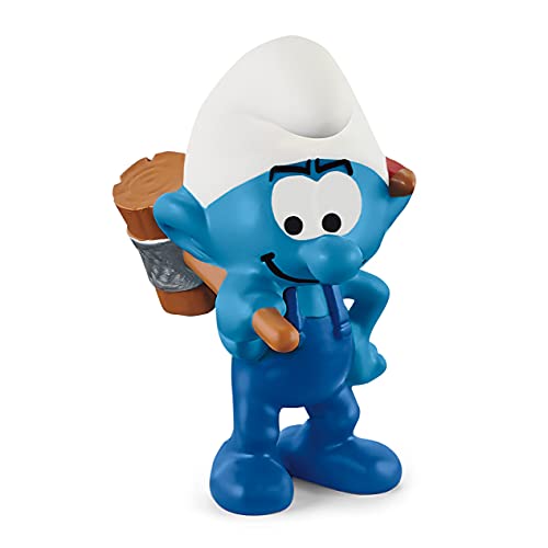 schleich 20832 Handwerker Schlumpf, für Kinder ab 3+ Jahren, The Smurfs - Pre School Smurfs Figurines von SCHLEICH