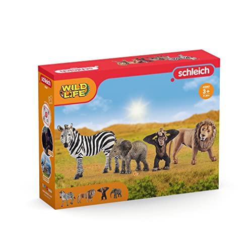 schleich 42387 WILD LIFE Starter-Set, ab 3 Jahren, WILD LIFE - Spielfigur, 10 x 15 x 20 cm von SCHLEICH