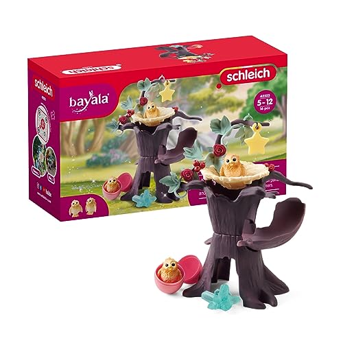 schleich 42525 Schlüpfende Babyeulen, für Kinder ab 5-12 Jahren, BAYALA - Spielset von SCHLEICH