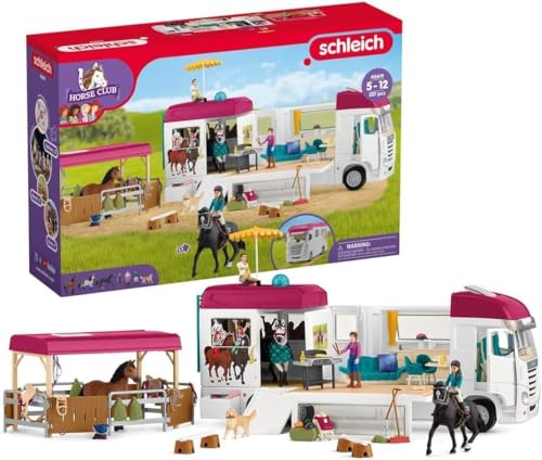 schleich 42619 Pferdetransporter, ab 5 Jahren, HORSE CLUB - Spielset, 227 Teile von SCHLEICH