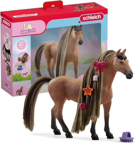 schleich HORSE CLUB 42621 Sofia's Beauties Akhal Teke Hengst Pferde Styling Spielset - 8-Teiliges Spielset Pferd mit Mähne und Accessoires, Pferde Spielzeug ab 4 Jahren von SCHLEICH