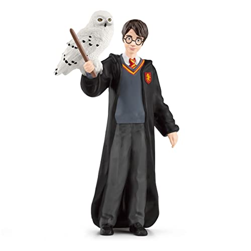 schleich 42633 Harry Potter & Hedwig, ab 6 Jahren, HARRY POTTER - Spielfigur, 4 x 2,5 x 10 cm, Mehrfarbig/Meereswellen (Ocean Tides) von SCHLEICH