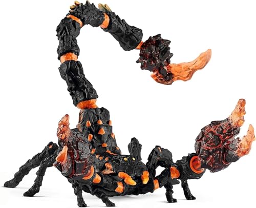 schleich ELDRADOR CREATURES | Lavaskorpion 70142 | ELDRADOR schleich Monster Spielfigur mit beweglichen Greifzangen und Stachel | tolles Geschenk für Mädchen und Jungen | ab 7 Jahre | 21 x 14 x 14 cm von SCHLEICH