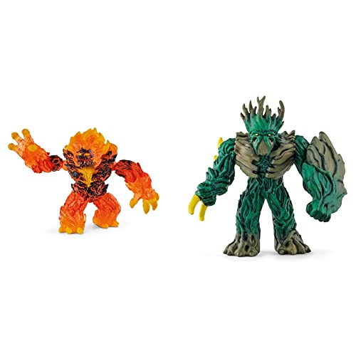 SCHLEICH 70145 Lavadämon, für Kinder ab 7-12 Jahren, ELDRADOR Creatures - Spielfigur & 70151 Dschungelherrscher, für Kinder ab 7-12 Jahren, ELDRADOR Creatures - Spielfigur von SCHLEICH