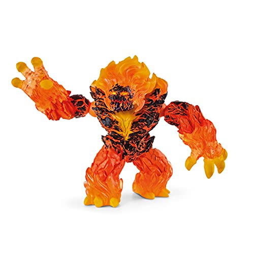 schleich ELDRADOR CREATURES 70145 Lavadämon - Lava Monster - Drehbare Lavaschleuder Fantasy Actionfigur mit Beweglichen Armen und Kiefer, Robuste Eldrador Figuren ab 7 Jahren von SCHLEICH