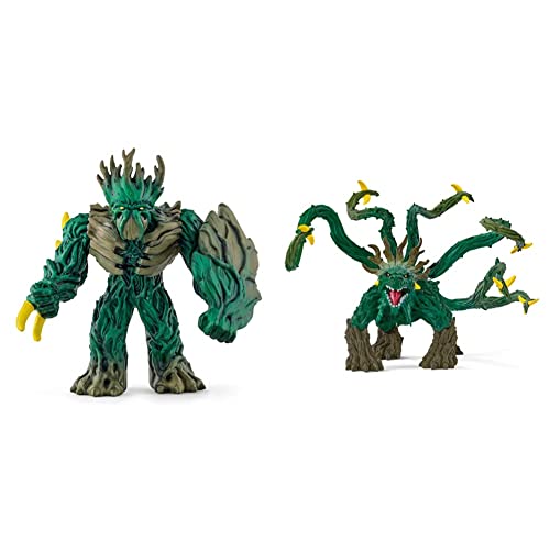 SCHLEICH 70151 Spielfigur -Dschungelherrscher Eldrador Creatures, Mehrfarbig & 70144 Dschungel Ungeheuer Eldrador Creatures,11 x 15.1 x 18 cm von SCHLEICH