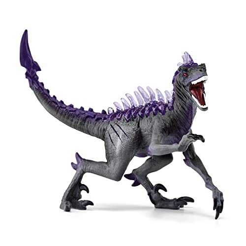 schleich ELDRADOR CREATURES | Schattenraptor 70154 | ELDRADOR schleich Monster Spielfigur mit transparenter Wirbelsäule | tolles Geschenk für Mädchen und Jungen | ab 7 Jahren | 14 x 5 x 10 cm von SCHLEICH