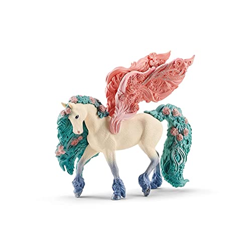 SCHLEICH 70590 Blütenpegasus (Bayala), Mehrfarbig von SCHLEICH