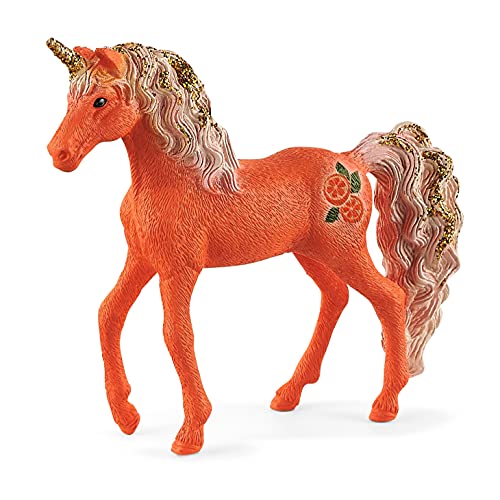 schleich 70707 Sammeleinhorn Orange, ab 5 Jahren, BAYALA - Spielfigur, 12 x 3 x 16 cm von SCHLEICH