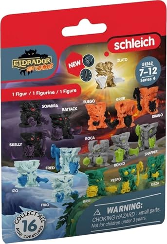 SCHLEICH 81262 Mini Creatures Sammelfiguren Set, Serie 4, Fantasy-Kreaturen aus Eldradors Welten, (Serie 4-10 Beutel) SCHLEICH 81262 Mini Creatures Sammelfiguren Set, Serie 4, Fantasy-Kreaturen aus Eldradors Welten, (Serie 4-10 Beutel) von SCHLEICH
