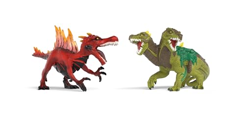 SCHLEICH ELDRADOR Creatures | Feuersaurier vs. Dschungelechse 70834 | detailgetreue Sammelfiguren | Monster Figuren zum Sammeln & Spielen | Geschenk für Kinder ab 7 Jahren | Set aus 2 Teilen SCHLEICH ELDRADOR Creatures | Feuersaurier vs. Dschungelechse 70834 | detailgetreue Sammelfiguren | Monster Figuren zum Sammeln & Spielen | Geschenk für Kinder ab 7 Jahren | Set aus 2 Teilen von SCHLEICH