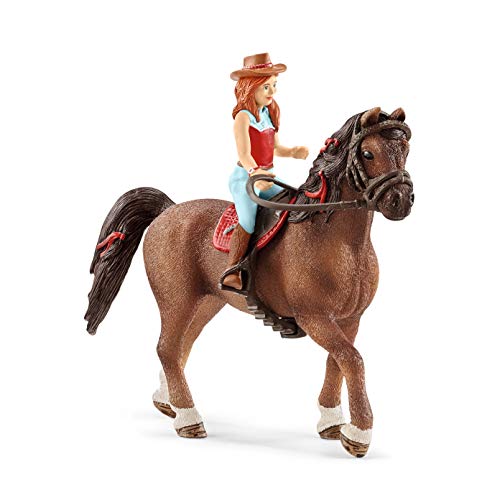 SCHLEICH-Figurine Horse Club Hannah & Cayenne, 42514, Mehrfarbig von SCHLEICH