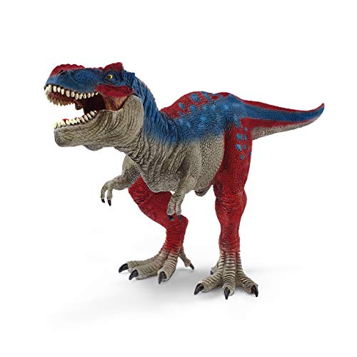 SCHLEICH Dinosaurier-Spielzeug für Jungen und Mädchen von 4 bis 12 Jahren, Tyrannosaurus Rex, Blau von SCHLEICH