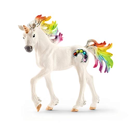 Schleich, Einhorn, 70525 bayala Spielfigur - Regenbogeneinhorn Fohlen, Spielzeug ab 5 Jahren von SCHLEICH