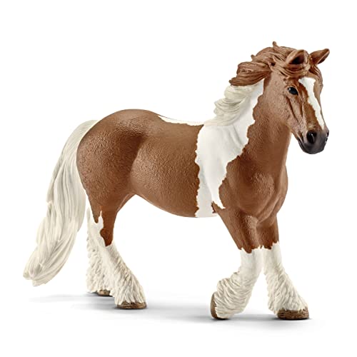 schleich 13773 Tinker Stute, für Kinder ab 3+ Jahren, FARM WORLD - Spielfigur, Brown, White von SCHLEICH