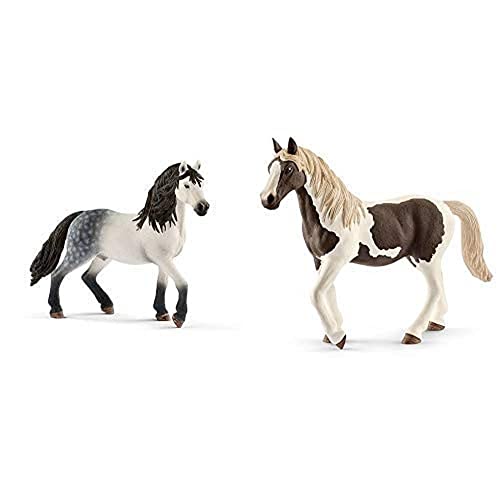 Schleich 13821 - Andalusier Hengst & 13830 - Pinto Stute von SCHLEICH