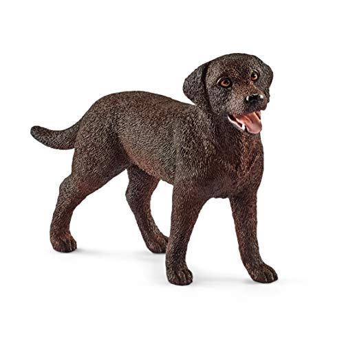 schleich 13834 Labrador Retriever Hündin, für Kinder ab 3+ Jahren, FARM WORLD - Spielfigur von SCHLEICH