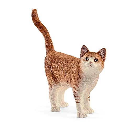 schleich FARM WORLD | Katze 13836 | schleich Bauernhof Spielfigur | detailgetreue Tierfiguren | tolles Geschenk für Jungen und Mädchen | Bauernhof Spielzeug ab 3 Jahre | 7 x 2 x 6 cm von SCHLEICH