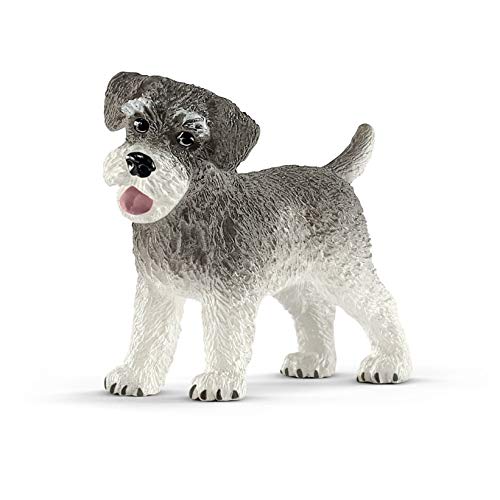 schleich 13892 Zwergschnauzer, für Kinder ab 3+ Jahren, FARM WORLD - Spielfigur von SCHLEICH