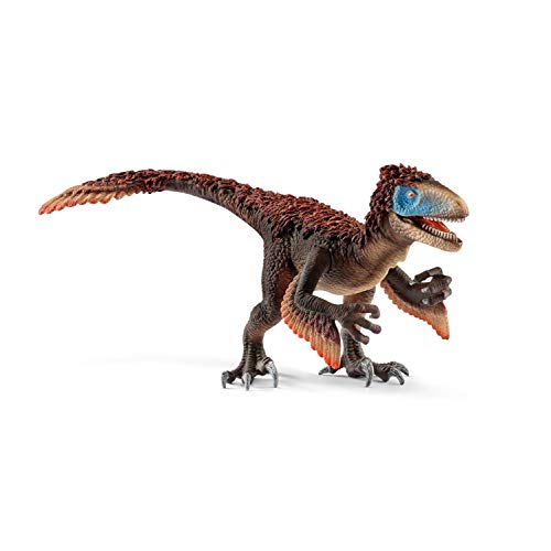 schleich DINOSAURS 14582 Dinosaurs Authentischer Utahraptor Dino - Prähistorischer Großer Dino, Dino-Spielzeug, Realistische Bewegliche Arme und Beweglicher Kiefer - Dinosaurier Spielzeug ab 4 Jahren von SCHLEICH