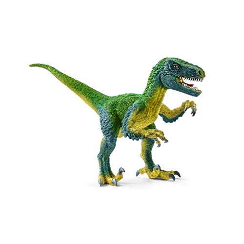 schleich DINOSAURS 14585 Realistische Velociraptor Dino Figur mit Beweglichem Kiefer - Detailliertes Prähistorisches Dinosaurier Spielzeug - Spielerisches Lernen ab 4 Jahre von SCHLEICH