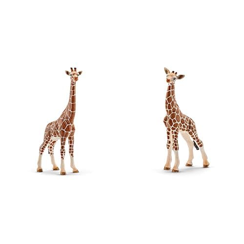 SCHLEICH 14750 - Giraffenkuh & 14751 - Giraffenbaby von SCHLEICH